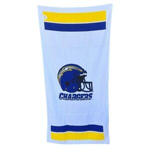 VTG NOS San Diego Chargers NFL Football Beach Towel Bolt Helmet 90s 30x60 Brazil
